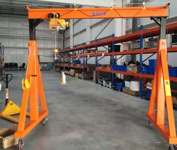 ADJUSTABLE GANTRY CRANE: small gantry crane