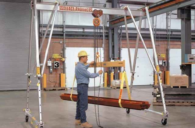 ADJUSTABLE GANTRY CRANE: small gantry crane