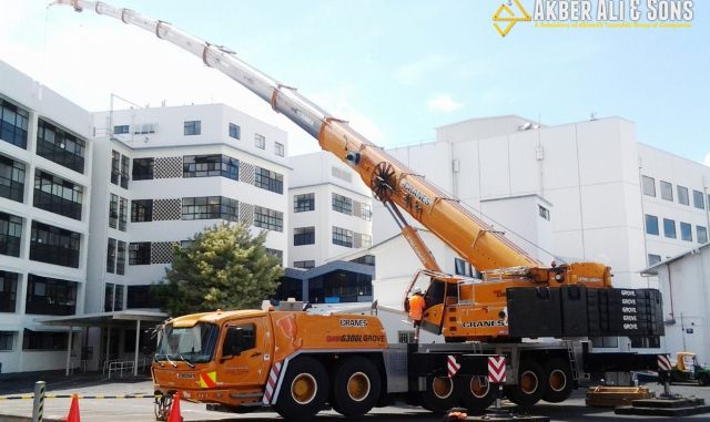 Telescopic cranes