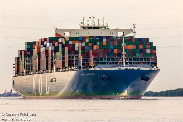 SUPER Container Ship Super Post Panamax Ships - Super Cargo Ship