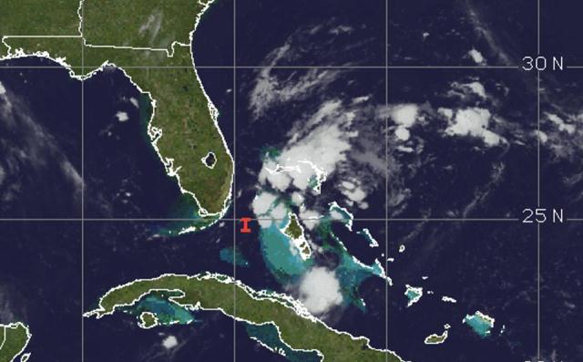 Tropical depression in the Gulf