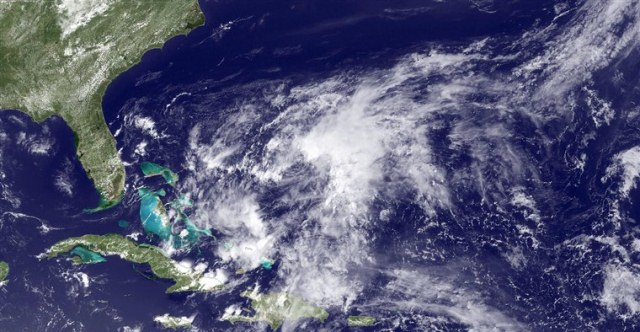 Tropical depression in the Gulf