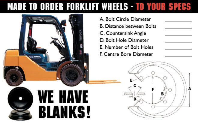 Types of forklift tires