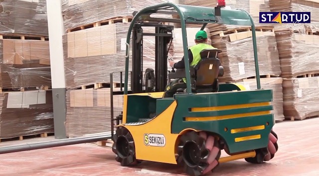 Mecanum Wheels Forklift