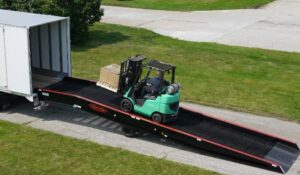 Forklift RAMPS for Containers Portable forklift Ramp - Forklift yard ramp