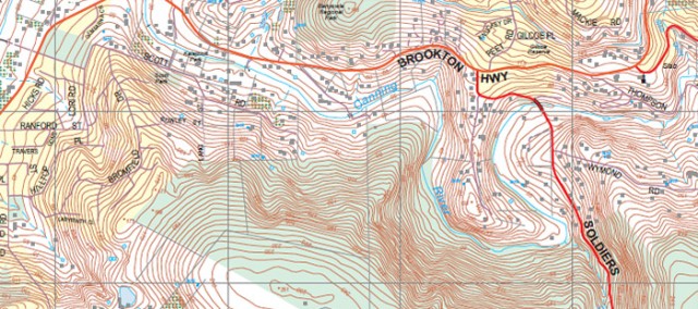 What is a topographic map?