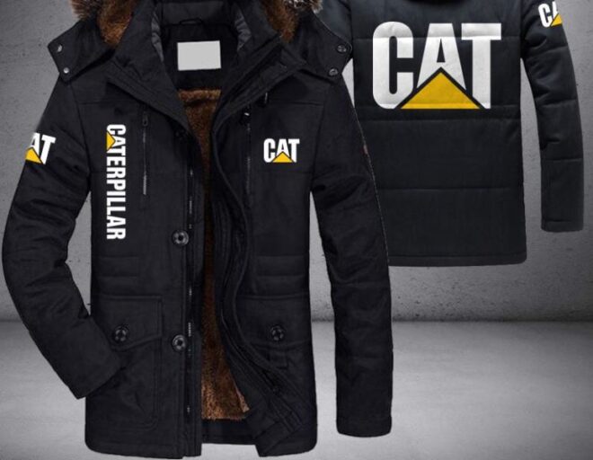 CAT Caterpillar Work Tough Jacket Insulated Work Mens Coat 