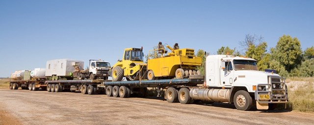 Construction Equipment Hauling