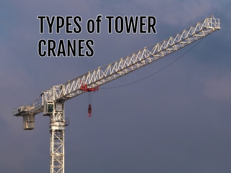 Different TYPES of Tower Cranes mobile hammerhead fixed stationary