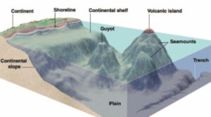 UNDERWATER Topography Maps ocean topographic map stages