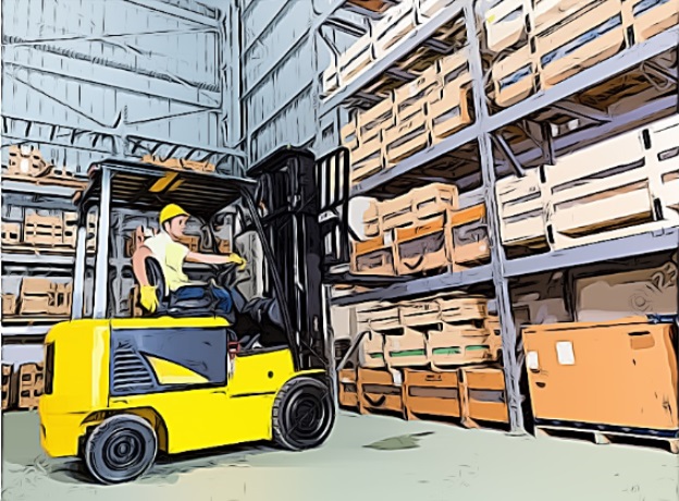 How to drive a Forklift