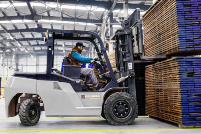 as the load center on the forklift increases the weight capacity does what