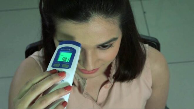 Non-contact Infrared Thermometer for Body Temperature