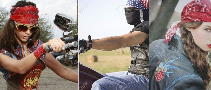 Bandana for BIKERS - How to wear a bandana for motorcycle riding?