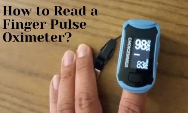 What are the 2 readings on a pulse oximeter?