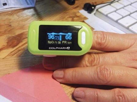 Pulse oximeter normal reading