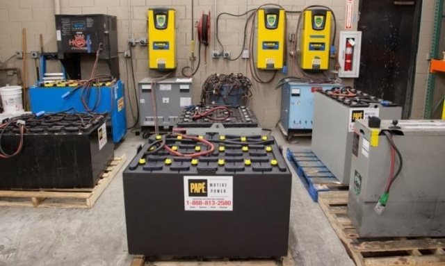 Forklift Battery Service and Maintenance