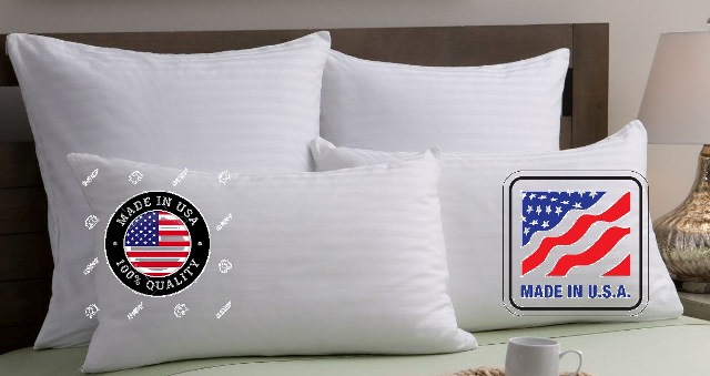 American made pillows