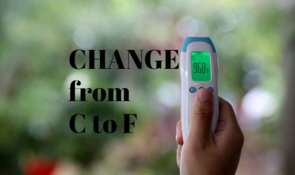 how to change digital Thermometer from Celsius to Fahrenheit