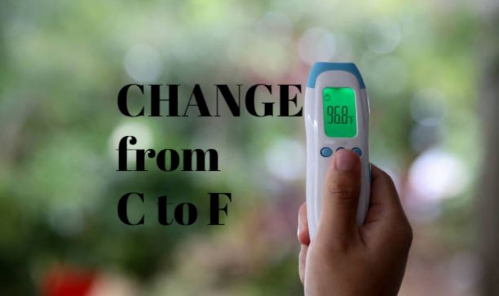 How to change DIGITAL Thermometer from CELSIUS to Fahrenheit