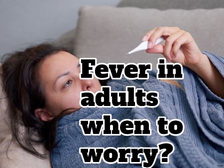 Fever in adults when to worry?