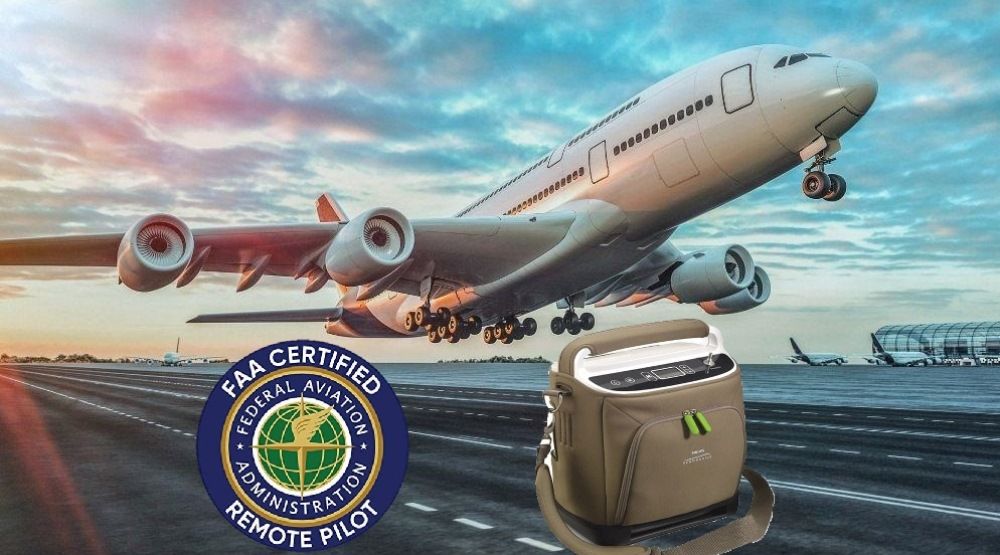 Portable oxygen concentrator for travel