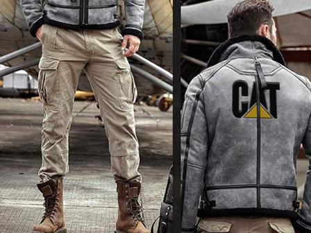 Caterpillar bomber jacket