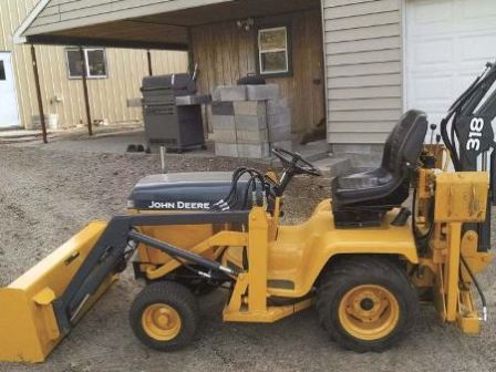 Garden Tractor Backhoe