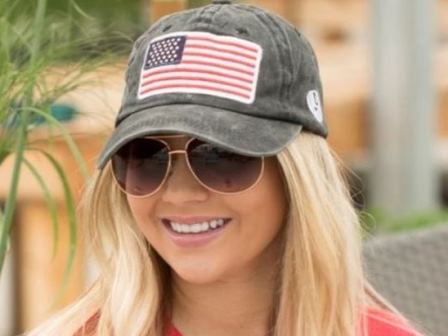 American Flag Trucker Hat