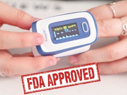 FDA approved pulse oximeter