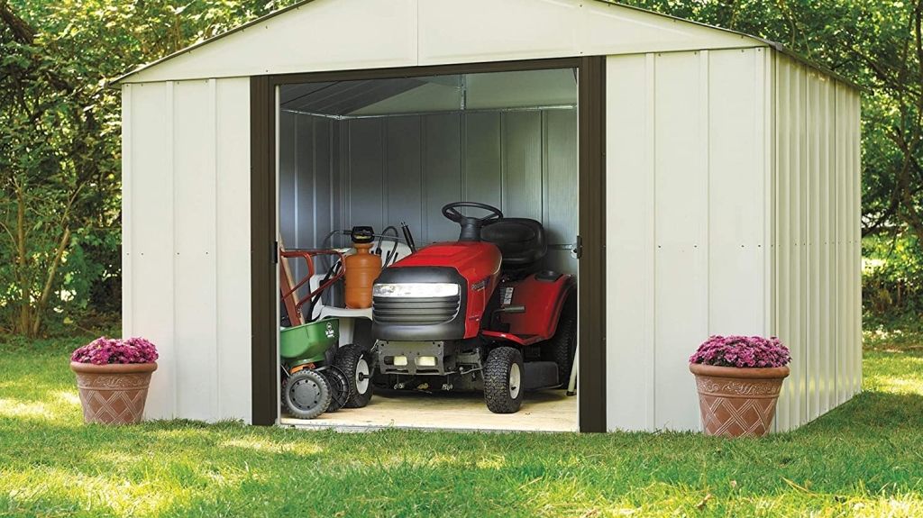 Lawn Mower Storage shed