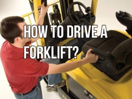 How to drive forklift for beginners?